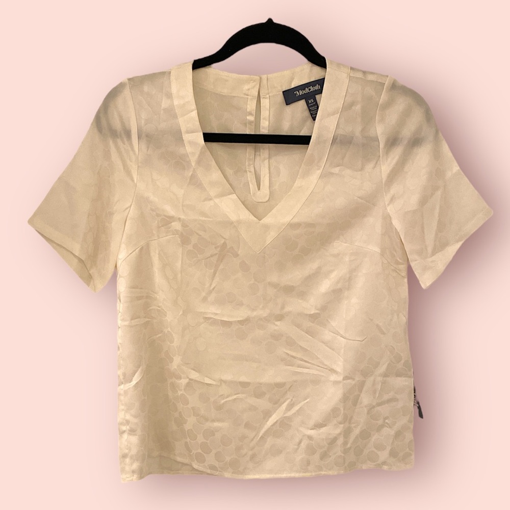 NWT ModCloth Bright & Bubbly top